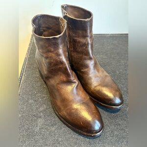 Ladies Gidigio Chocolate Brown Leather Boots